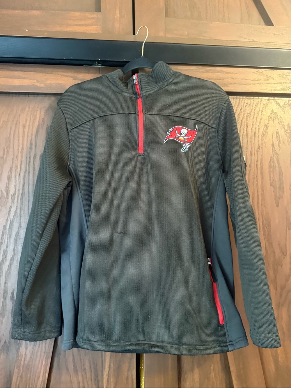 Tampa‎ Bay Buccaneers 1/4 Zip Pullover NFL Team Apparel 7th Collection Sz L Good